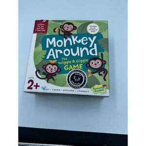 Peaceable Kingdom Monkey Around Wiggle & Giggle Game Ages 2+ Toddler Board Game